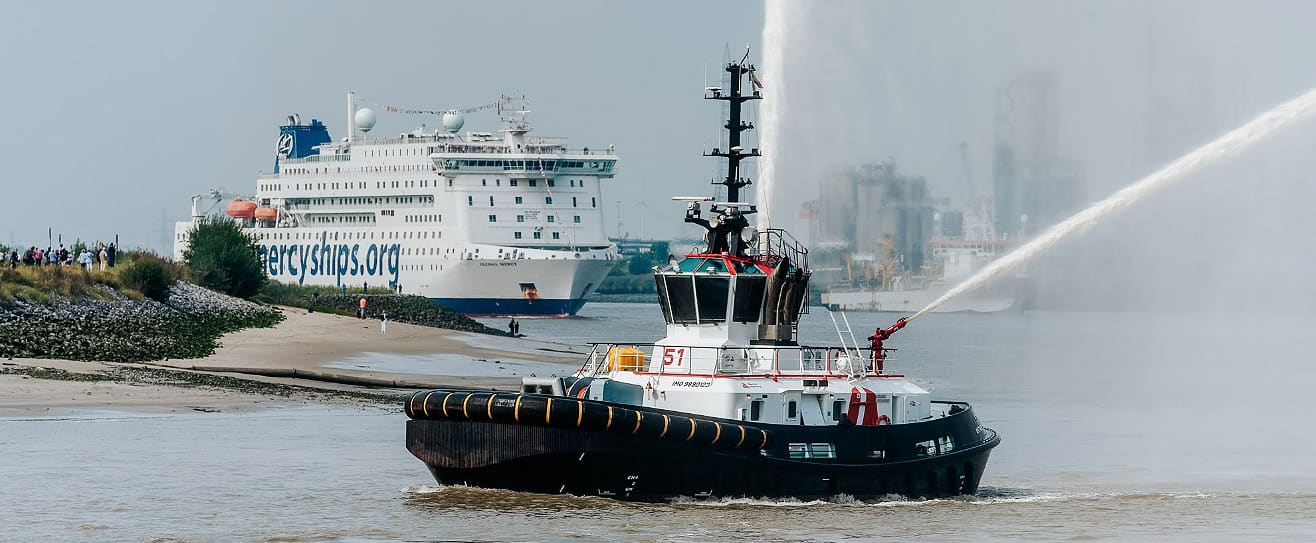 Port of Antwerp welcomes new Global Mercy hospital ship